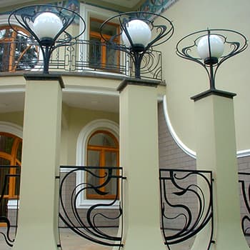Декоративные кованые светильники